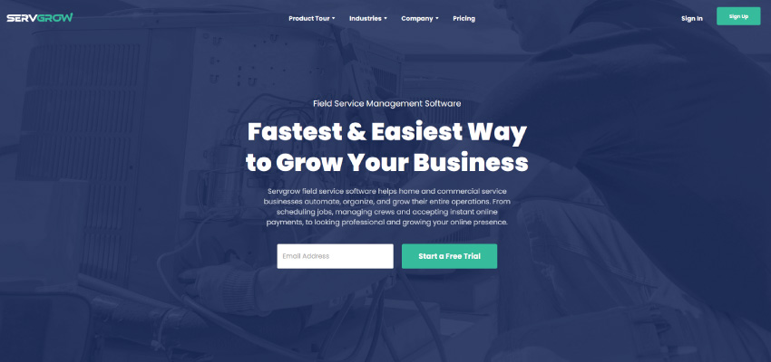 servgrow field service software